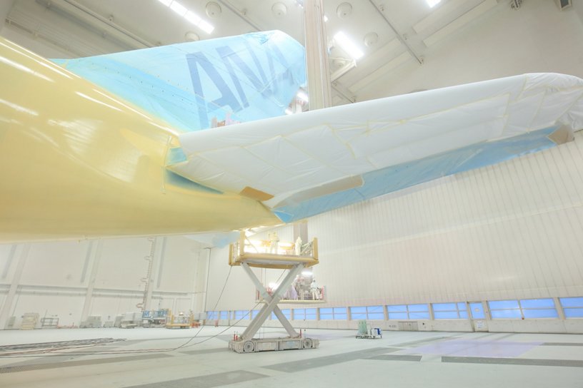 All Nippon Airways’ first A380 paintwork