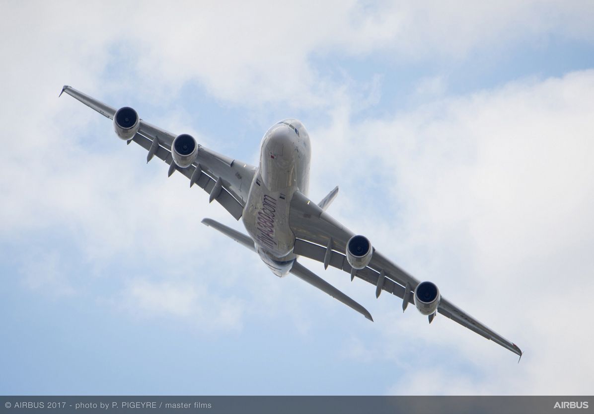 A380 Flying Display - 24 June PAS 2017