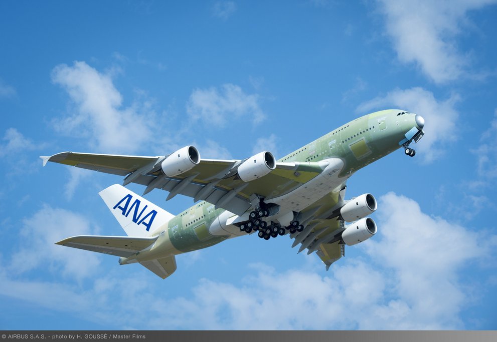 First ANA A380 Take Off 1