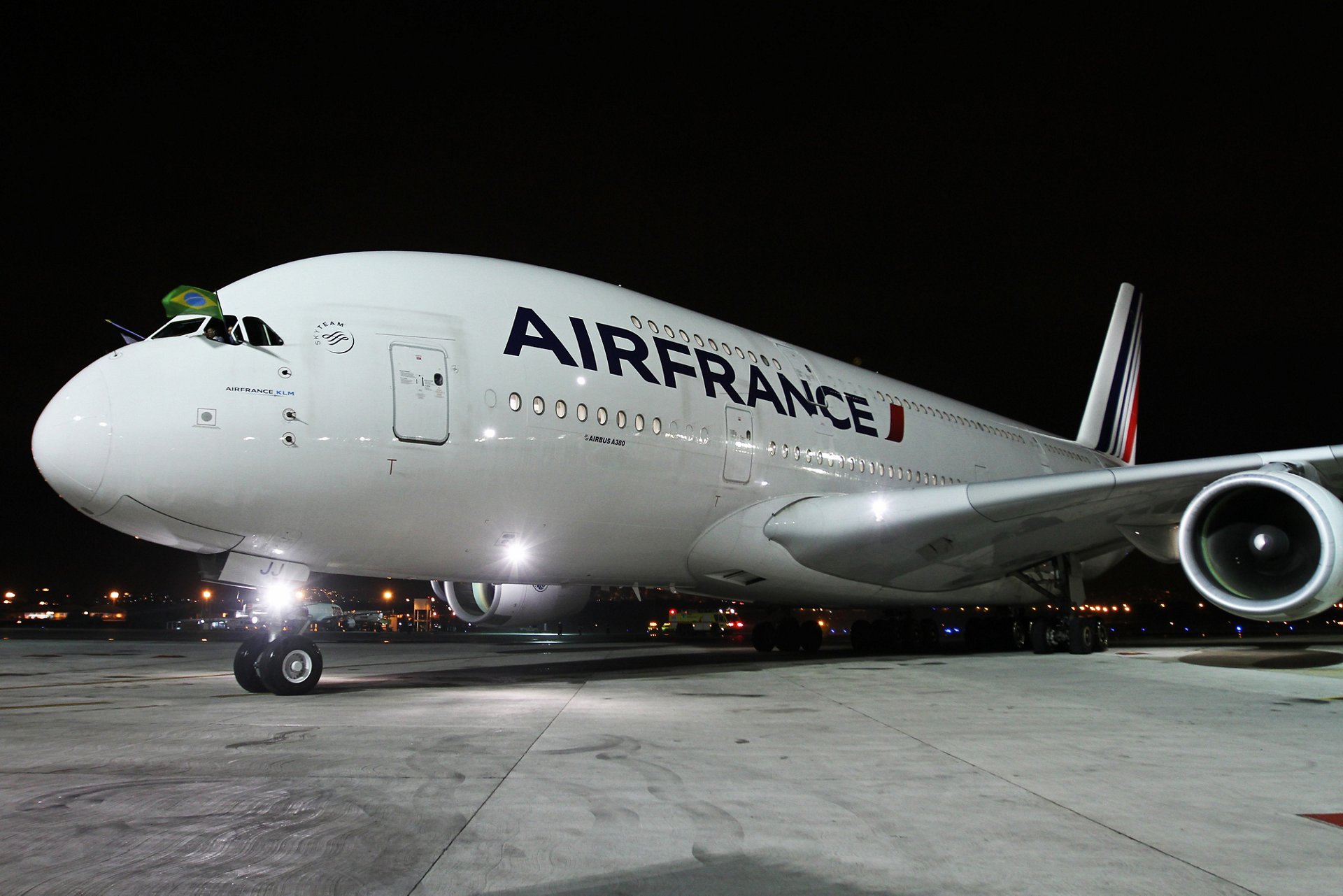 First A380 Commercial Flight To Rio De Janeiro Commercial
