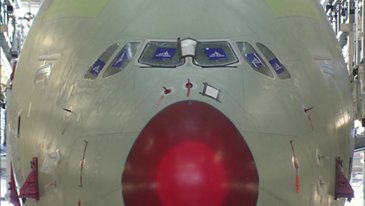 Last A380 Roll Out Station 40 In Toulouse