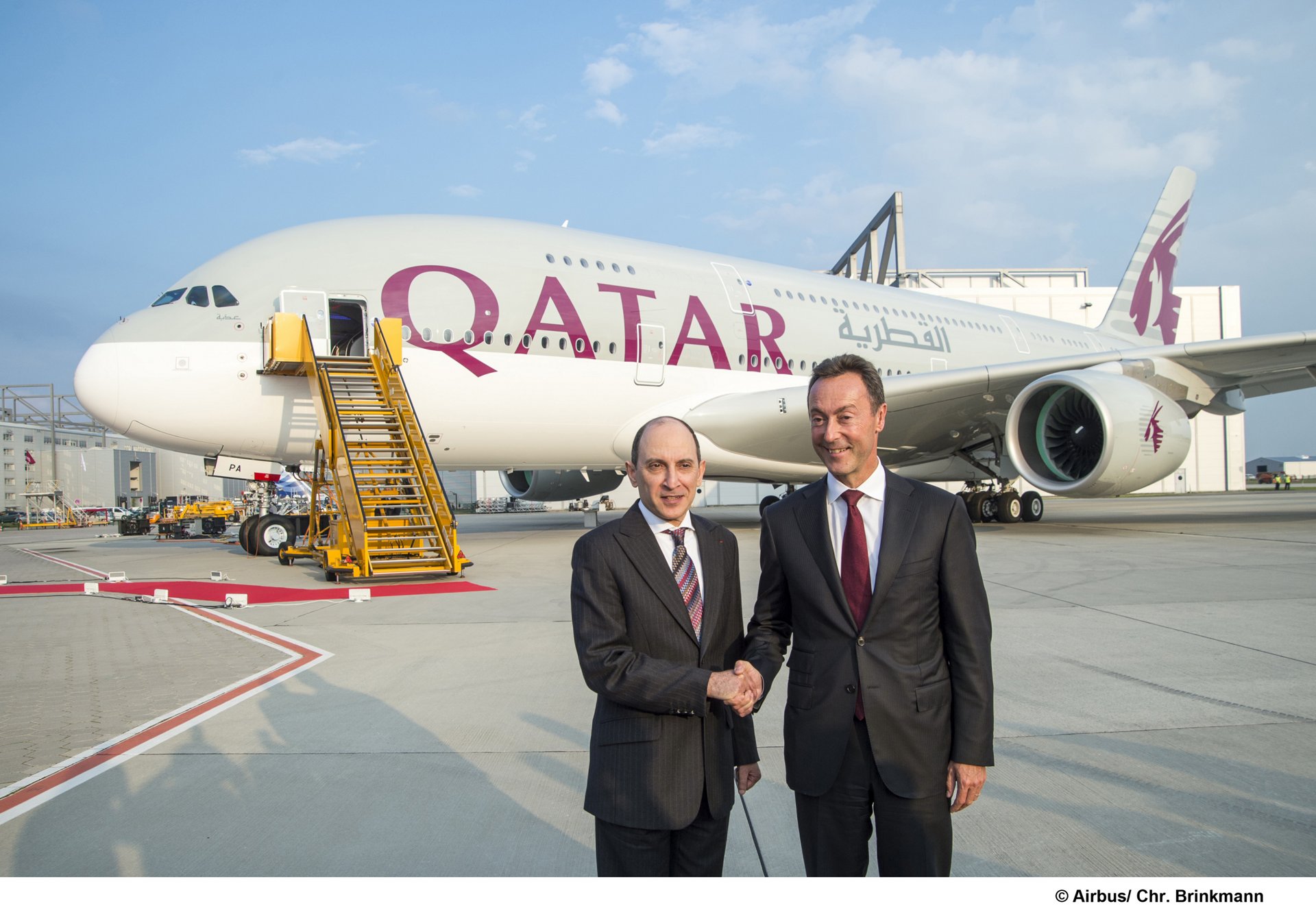 Qatar Airways Flies Into A New Era Of Travel With Delivery Of Its First A380 Commercial Aircraft Airbus