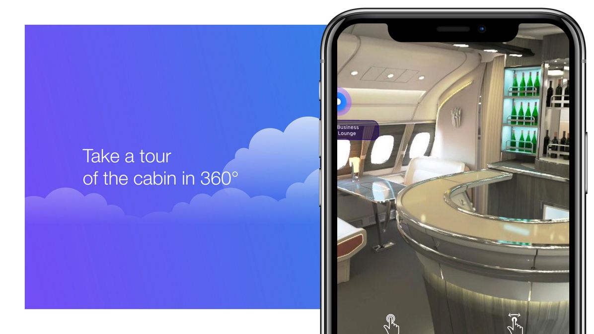 iflyA380 app screen 2