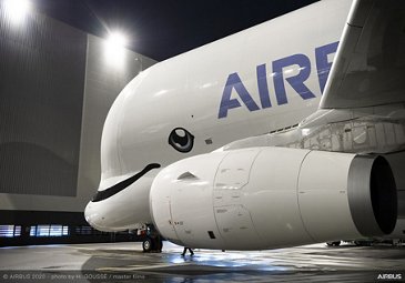 First BelugaXL delivered to ATI – Side view 