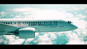 FR   Airbus A220 Mockup