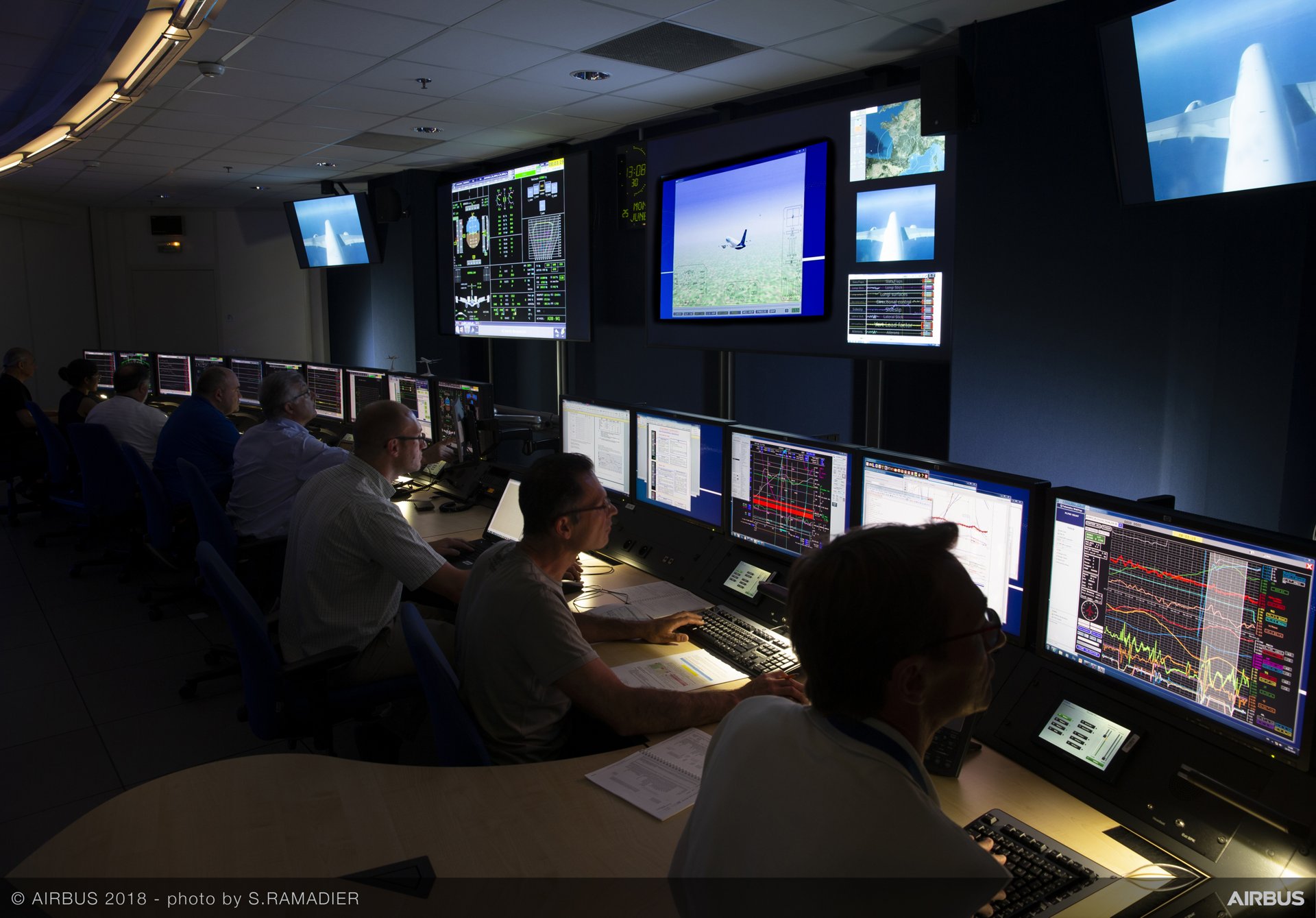 airbus telemetry centre provides vital flight test links