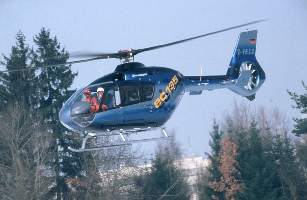 第四架EC135直升飞机原型在1994年进行了它的处女航。