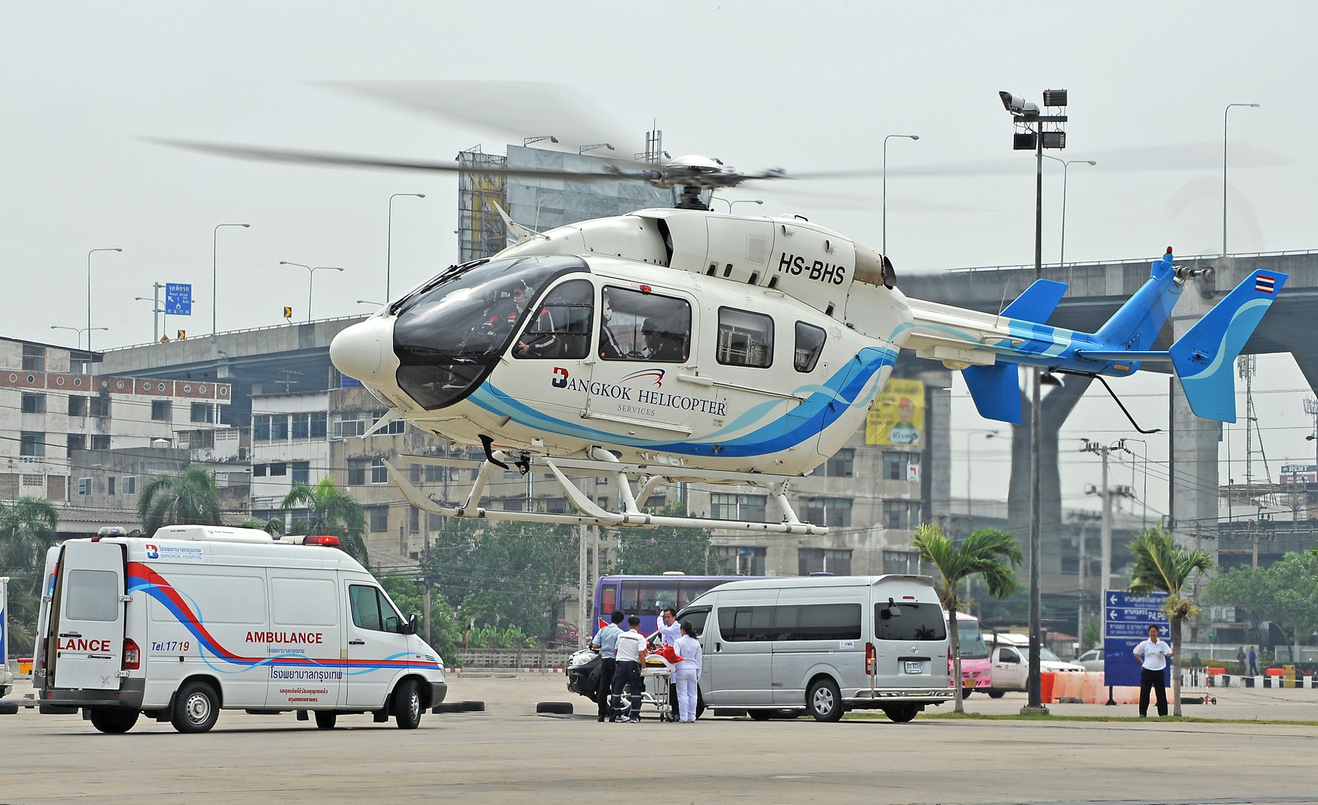 BHS in Thailand has been operating medical flights since 2007 with an H145. 