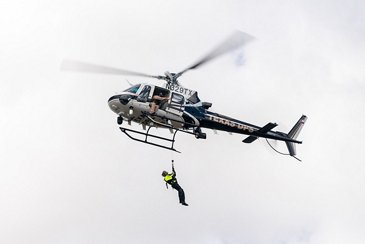 Texas DPS aerial lift rescue exercise 