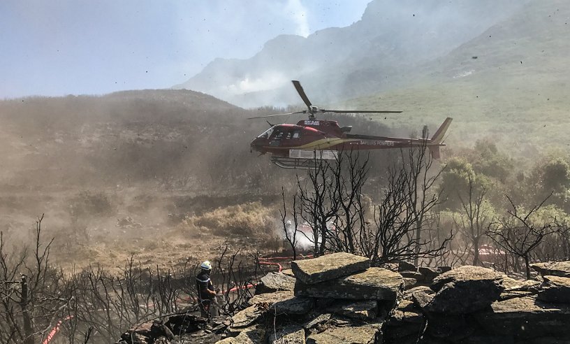 Mont Blanc Helicoptères firefighting