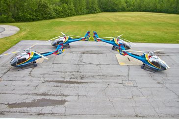 Four new H130s begin sightseeing tours over Niagara Falls