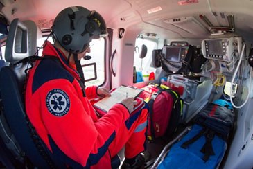 Lotnicze Pogotowie Ratunkowe H135 cabin