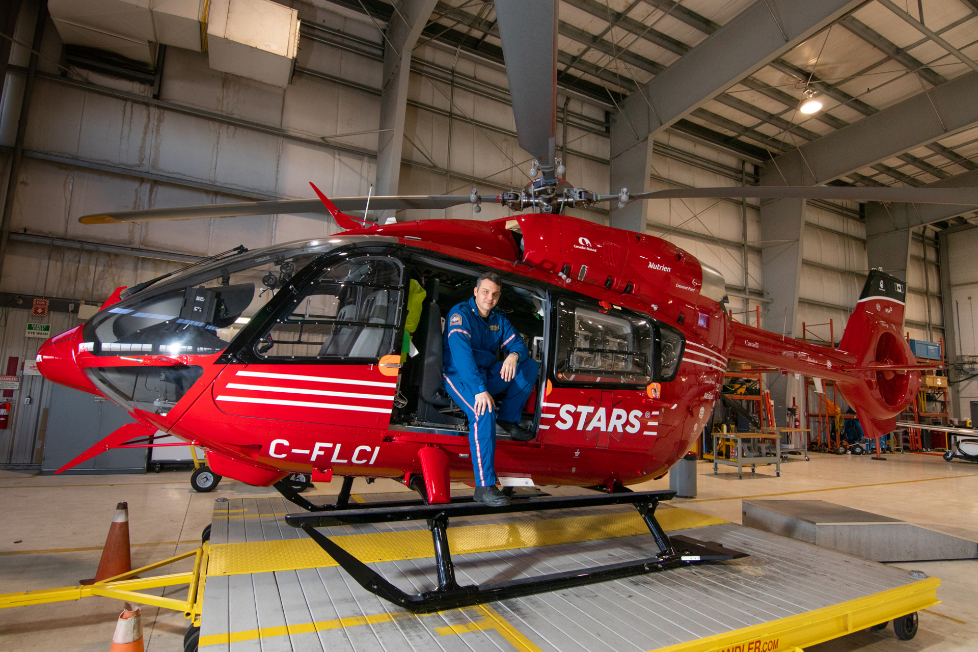 Greg Barton, STARS flight paramedic has been a paramedic for 27 years, 18 of which have been with STARS.