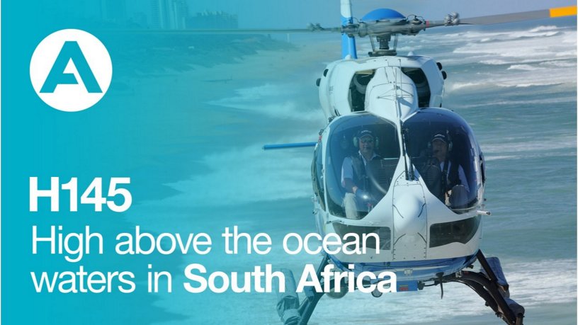 H145 Acher Aviation: High above the ocean waters in South Africa