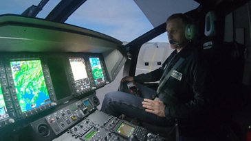 Inside Airbus’ H160 full flight simulator