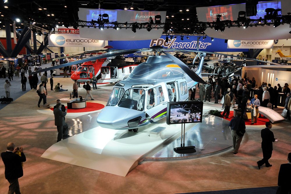 Airbus’ EC175 helicopter was unveiled at the Heli-Expo 2008 trade show and exposition.  
