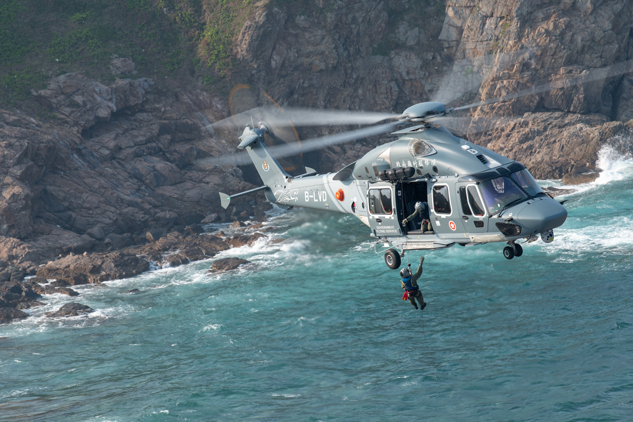 GFS's fleet of H175 helicopters provide a range of public service missions, including maritime and search and rescue.