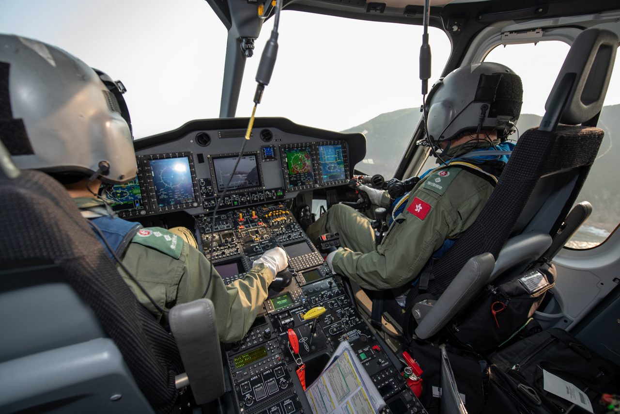 GFS's fleet of H175 helicopters provide a range of public service missions, including maritime and search and rescue.