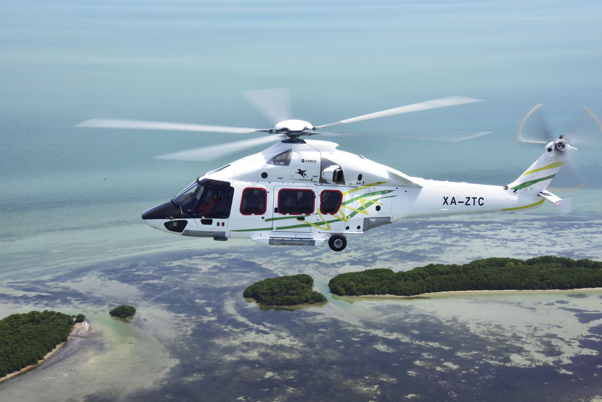 The new 7-ton class helicopter has now arrived in Mexico, where it has joined the fleet of Transportes Aéreos Pegaso, a company specialized in air transport services for the energy industry in the Gulf of Mexico.