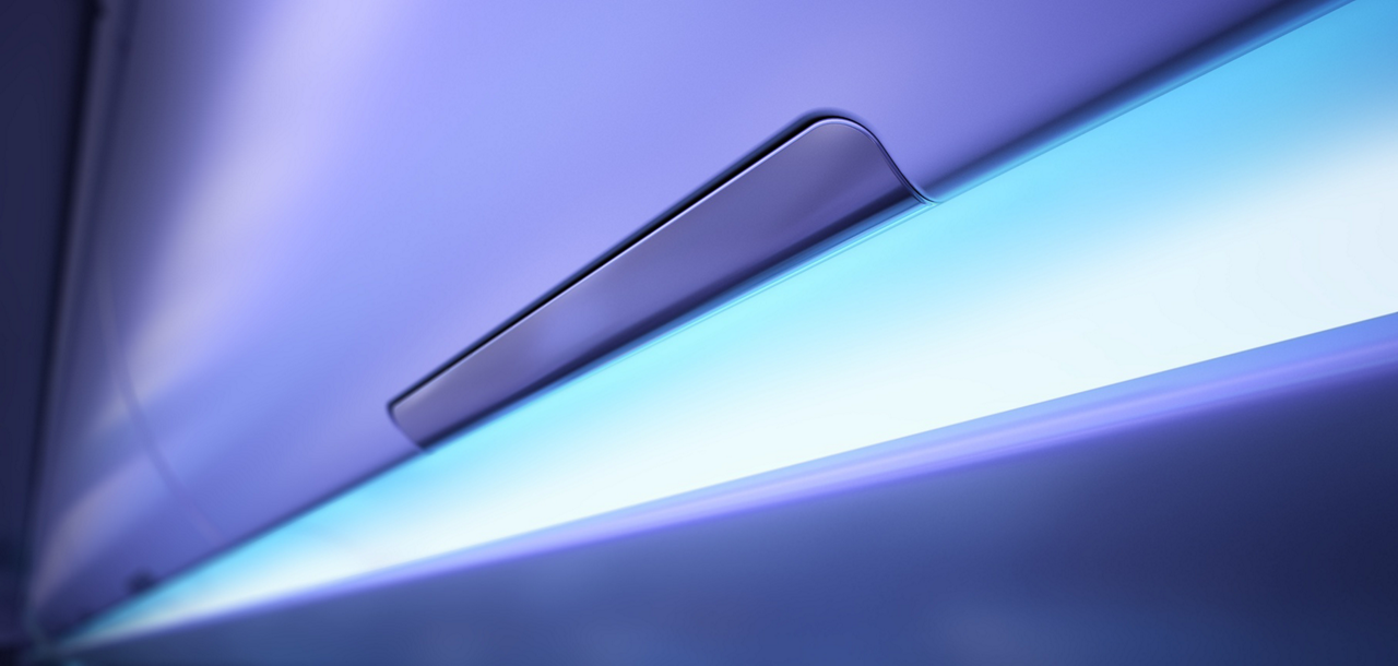 Passengers flying in an “Airspace by Airbus” cabin will appreciate the larger overhead storage bins, spacious and contemporary lavatories and unobstructed under-seat foot space