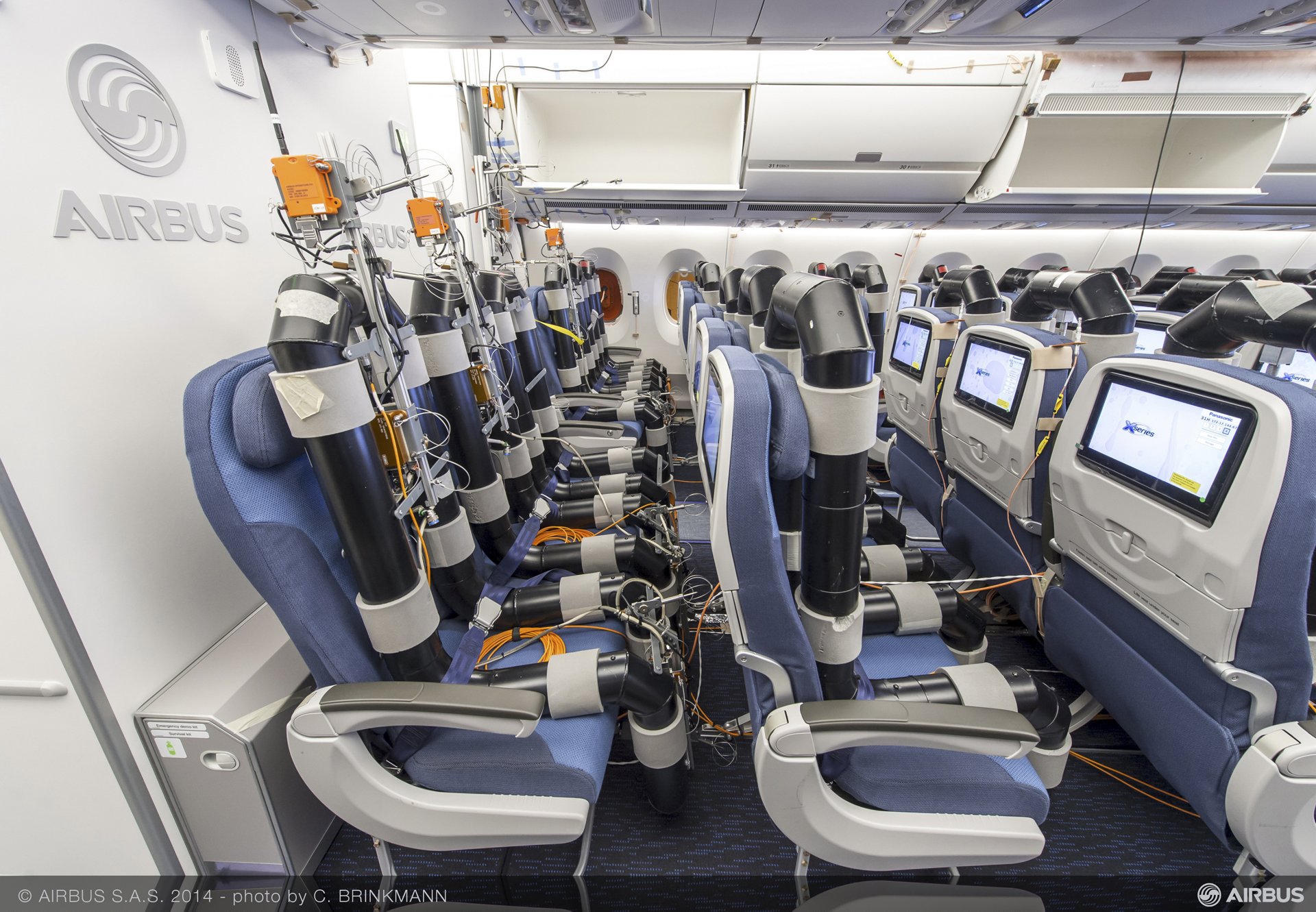 Aircraft Interiors Expo 2014 Airbus Prasentiert Komfort
