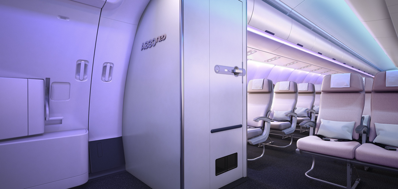 The A330neo (new engine option) has been the launch vehicle for the Airspace  cabin brand, which connects passenger well-being with the operational performance of airlines