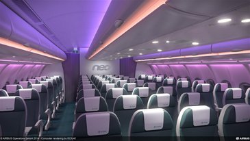 A330neo cabin economy class