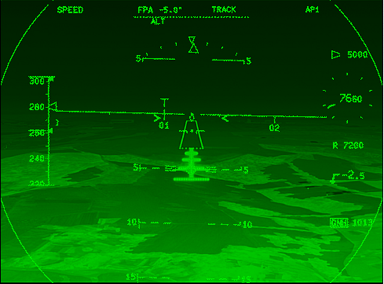 The A400M’s forward-looking infrared enhanced vision system (EVS) camera provides an enhanced terrain view in low-visibility conditions.