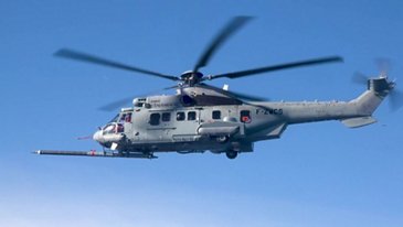 A400M Helicopter Air to Air Refuelling - Footage