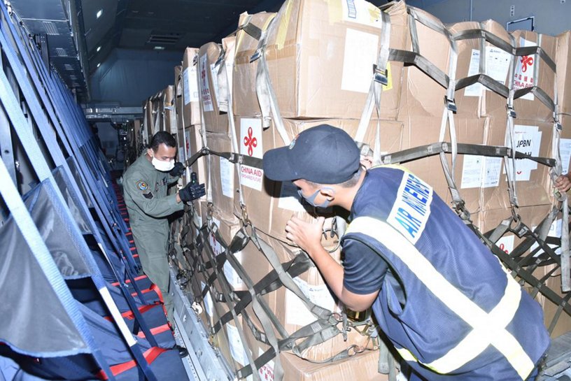 RMAF’s A400M sending essential supplies