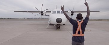 C295 Humanitarian Mission in Mozambique - Footage