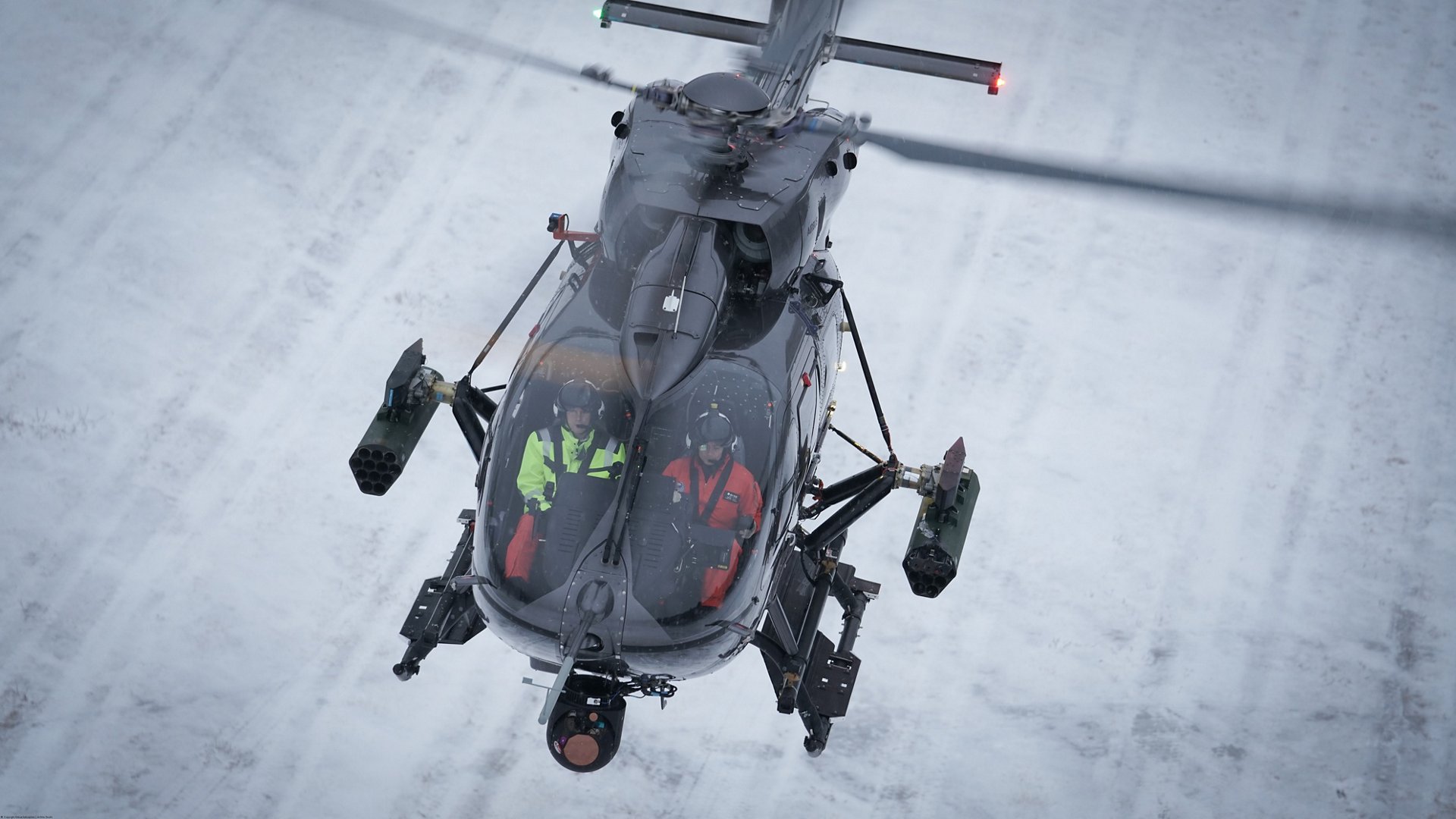 In the first weeks of December 2017, Airbus Helicopters demonstrated the ability to fire laser guided rockets (FZ275 LGR from Thales) with its new H145M platform at the Älvdalen test range of the Swedish Defence Materiel Administration Flight test Centre. In a rough and challenging environment the system performed flawlessly.