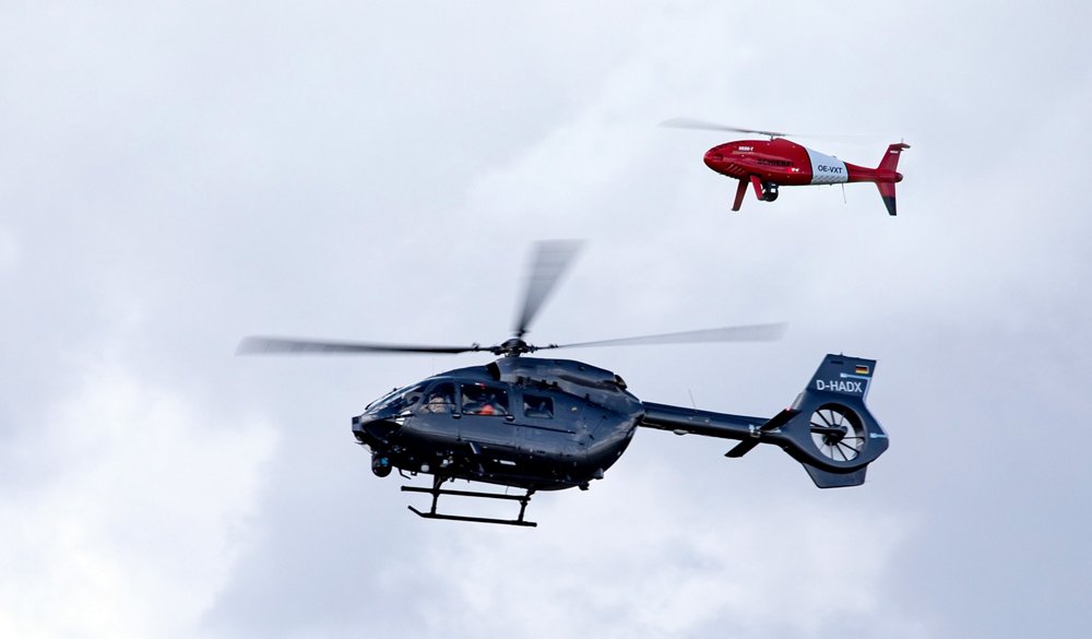 In 2018, Airbus Helicopters and Schiebel successfully demonstrated the integrated deployment of manned and unmanned aircraft (Manned-UnManned Teaming, MUM-T) using the H145 platform in conjunction with the Camcopter S-100 unmanned miniature rotorcraft