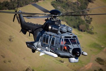 Helibras-built Brazilian Air Force's H225M in flight