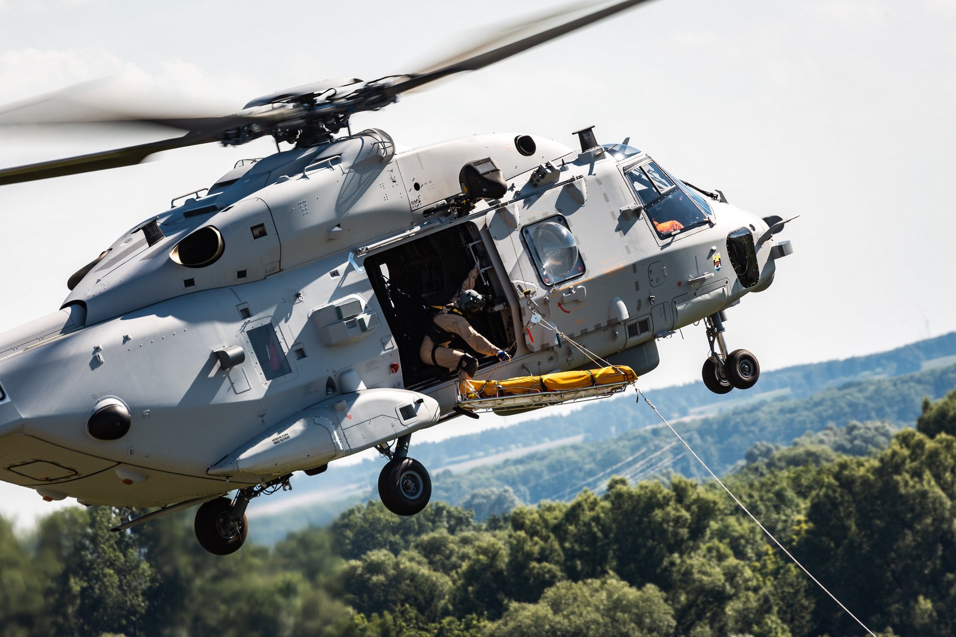 The NH90 Sea Lion for the German Navy successfully completed mission demonstrations for relevant roles, including SAR missions, in July. 