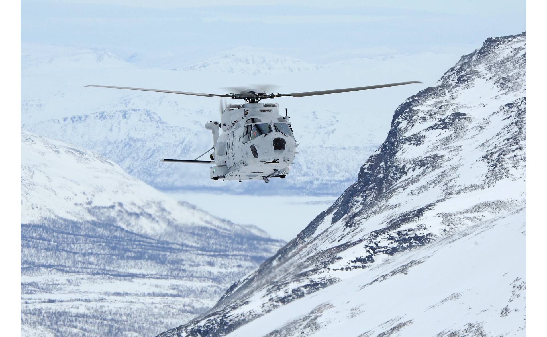 Swedish Armed Forces' NH90 in flight