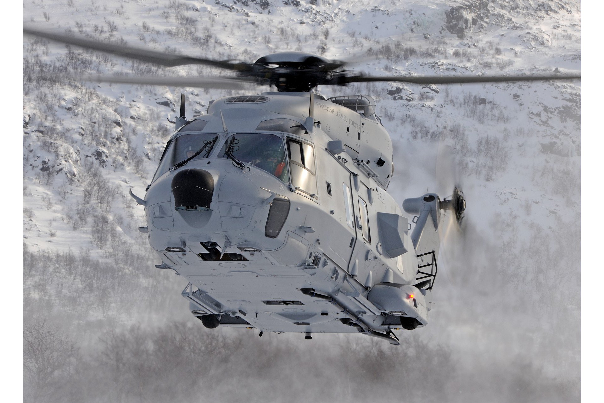 Swedish Armed Forces' NH90 in flight