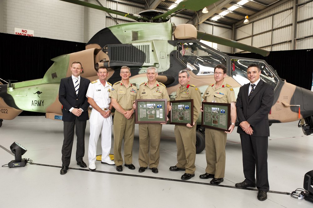 澳大利亚航空航天公司最后一架虎式直升机交付给澳大利亚国防军是在2011年，并在交接仪式上进行了纪念。乐动体育官网活动