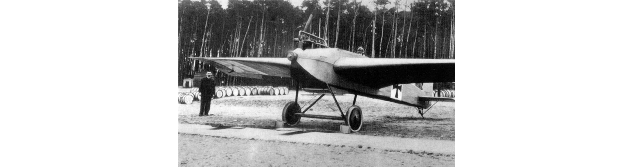 The J1, the world's first all-metal aircraft designed by engineer Hugo Junkers