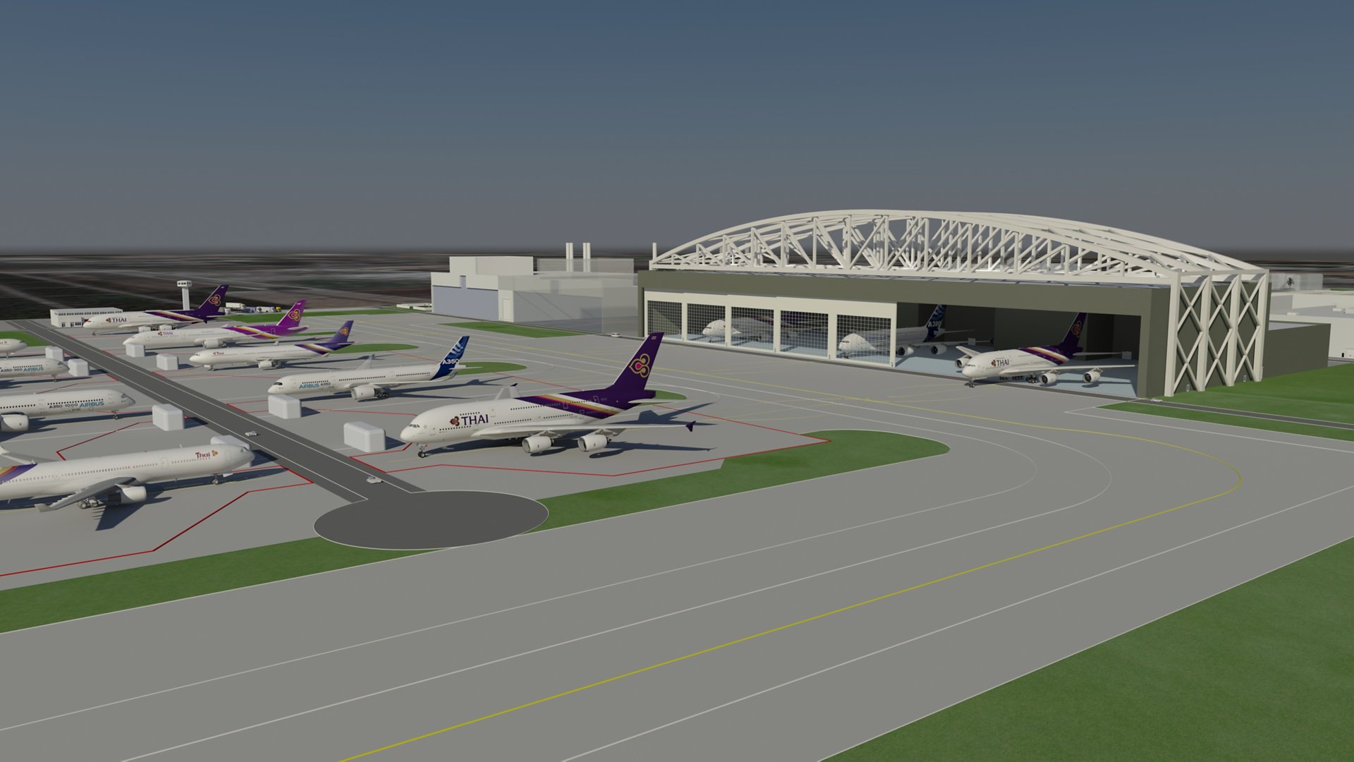 Airbus And Thai Sign Agreement To Proceed With Joint Venture Mro Commercial Aircraft Airbus