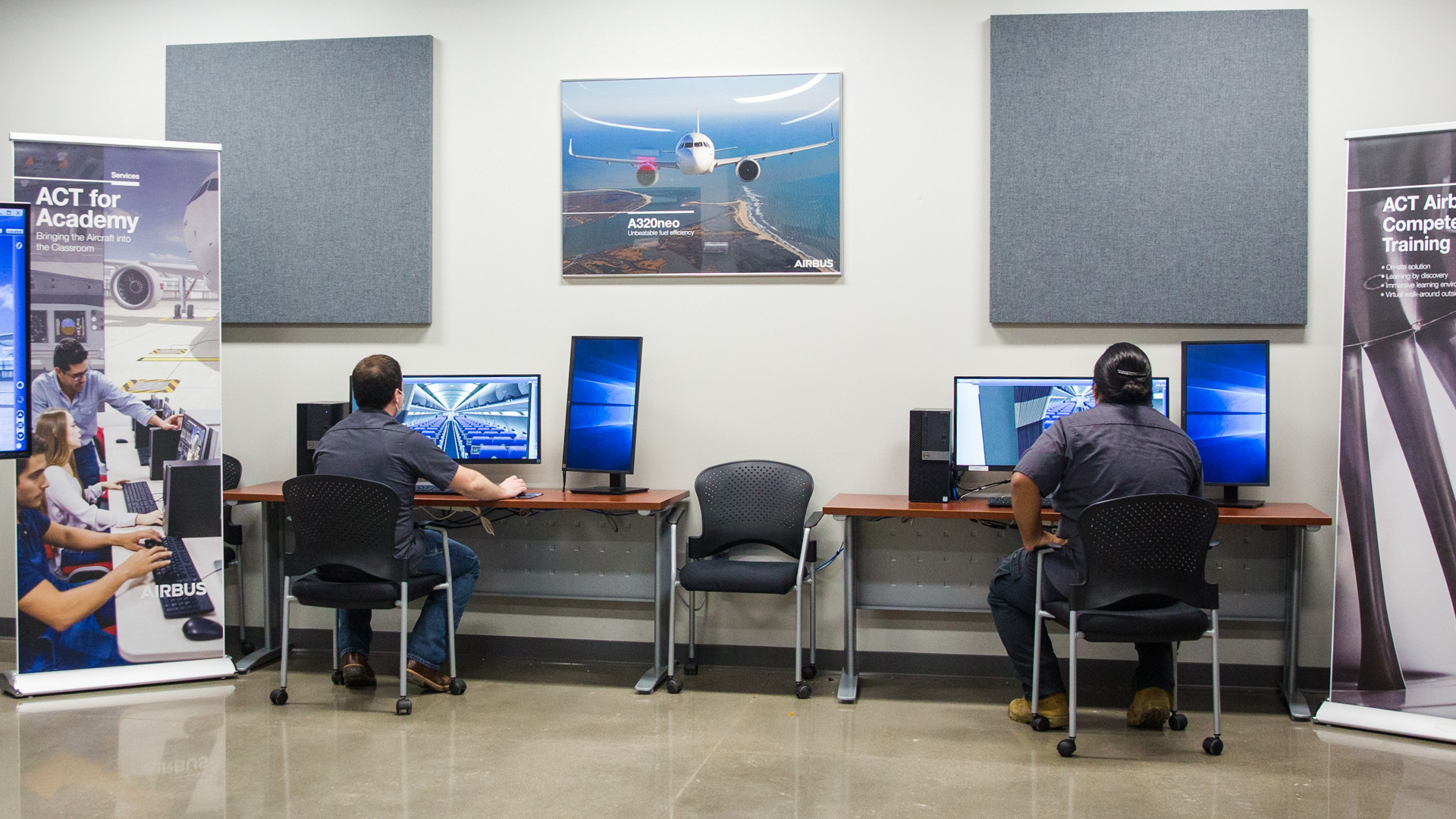‘ACT for Academy’ (Airbus Competence Training) is a maintenance training software solution under the Airbus’ Training Services that aims to familiarise students with the latest Airbus aircraft technology and maintenance procedures, in a classroom environment. 