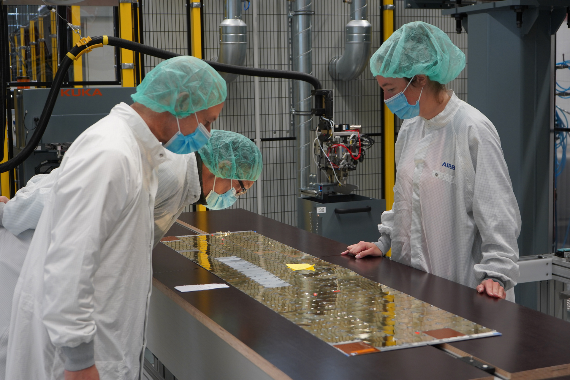 Airbus fully automates solar array production