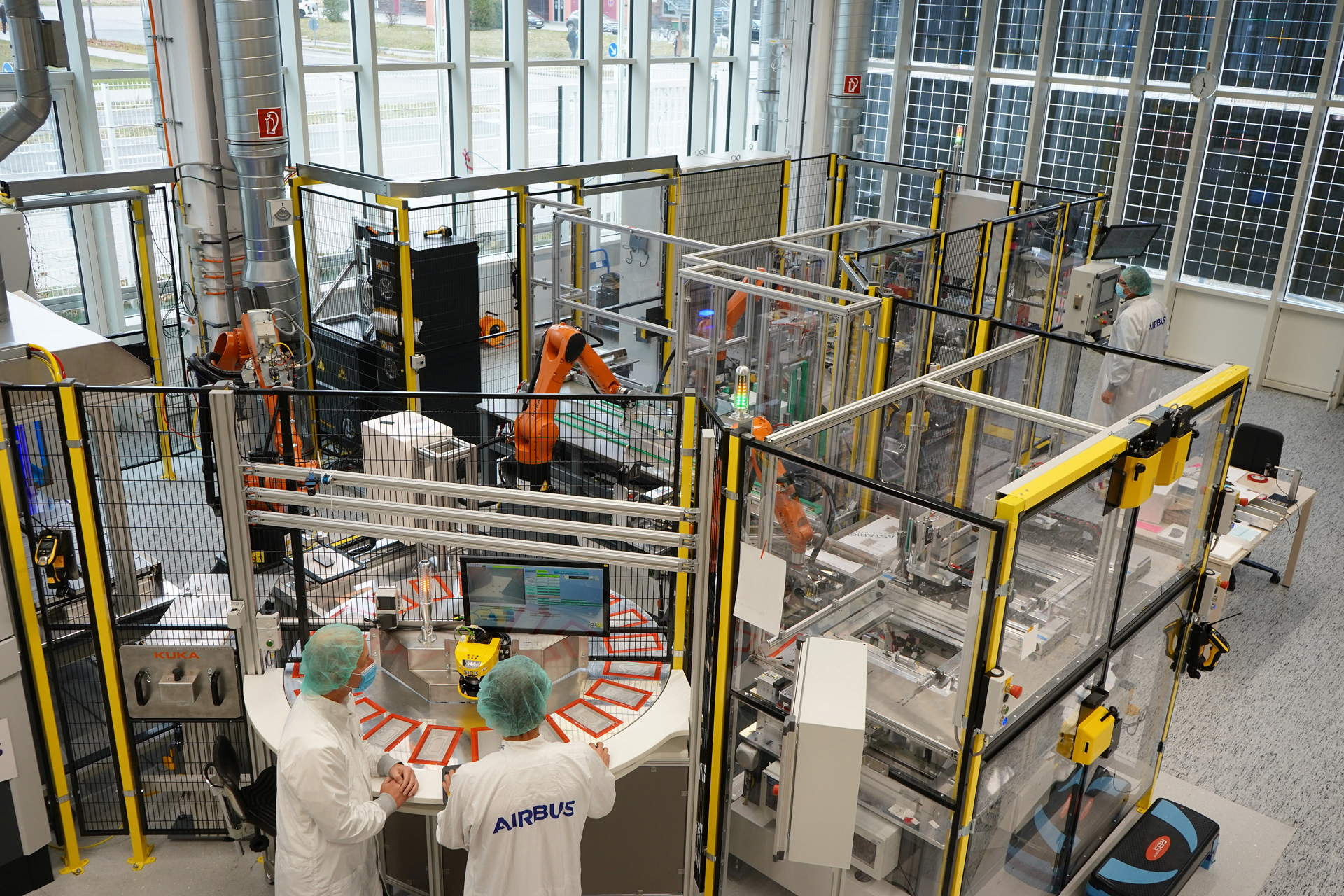 Airbus fully automates solar array production