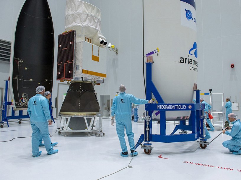 Aeolus Encapsulation Copyright ESA CNES