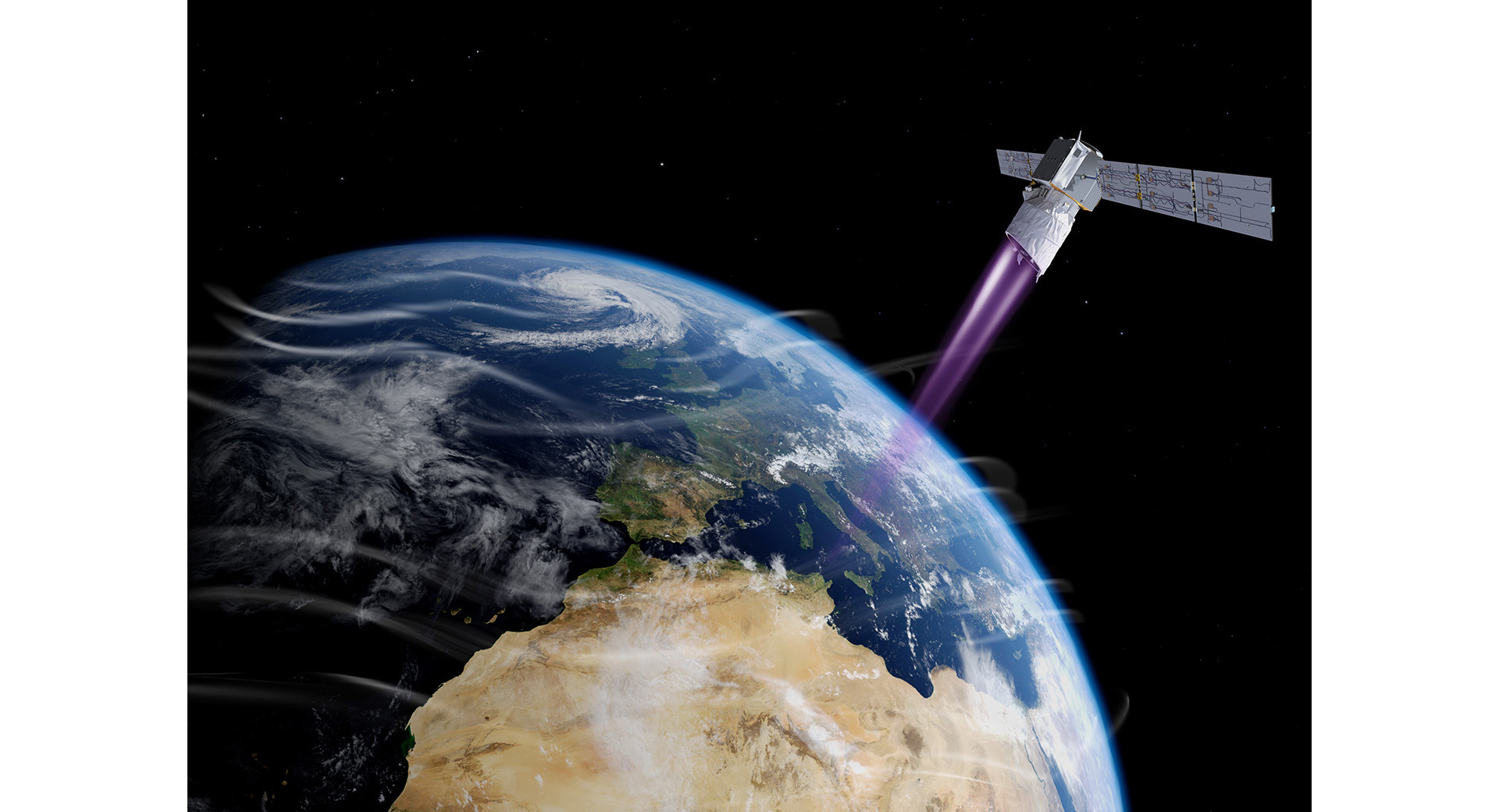 Aeolus is the world’s first satellite to study the Earth’s wind patterns from space to improve weather forecasting accuracy. This unique mission provides reliable wind-profile information on a global scale to take meteorological forecast to the next step.