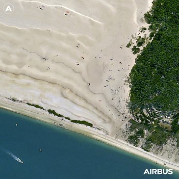 Arcachon Bay area, France - Pléiades Neo 4