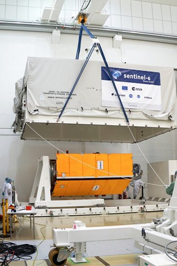 Sentinel-6 Michael Freilich shipment