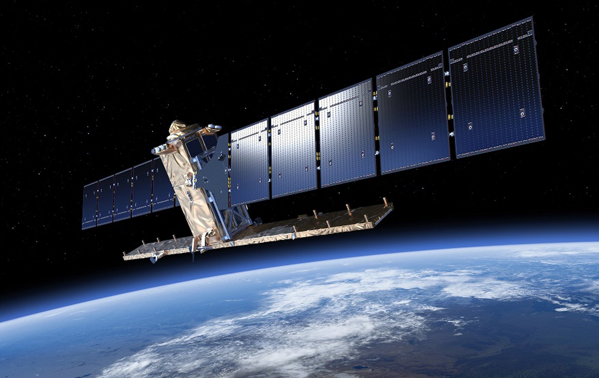 Sentinel 1a Satellite Has Unfolded Its Antenna After Successful Launch Defence And Space Airbus