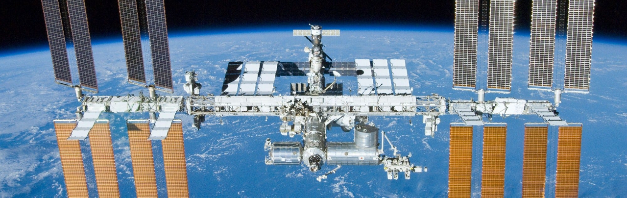 Airbus leads Europe’s contribution to the International Space Station (ISS), shown here in orbit.