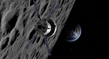 Orion EMS Moonscenario Copyright NASA
